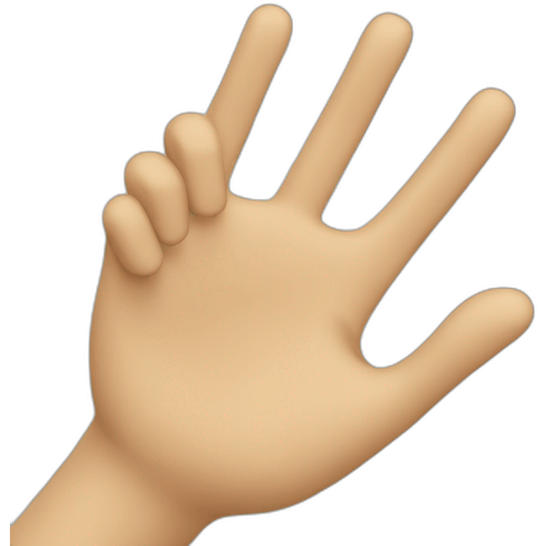 waving hand emoji