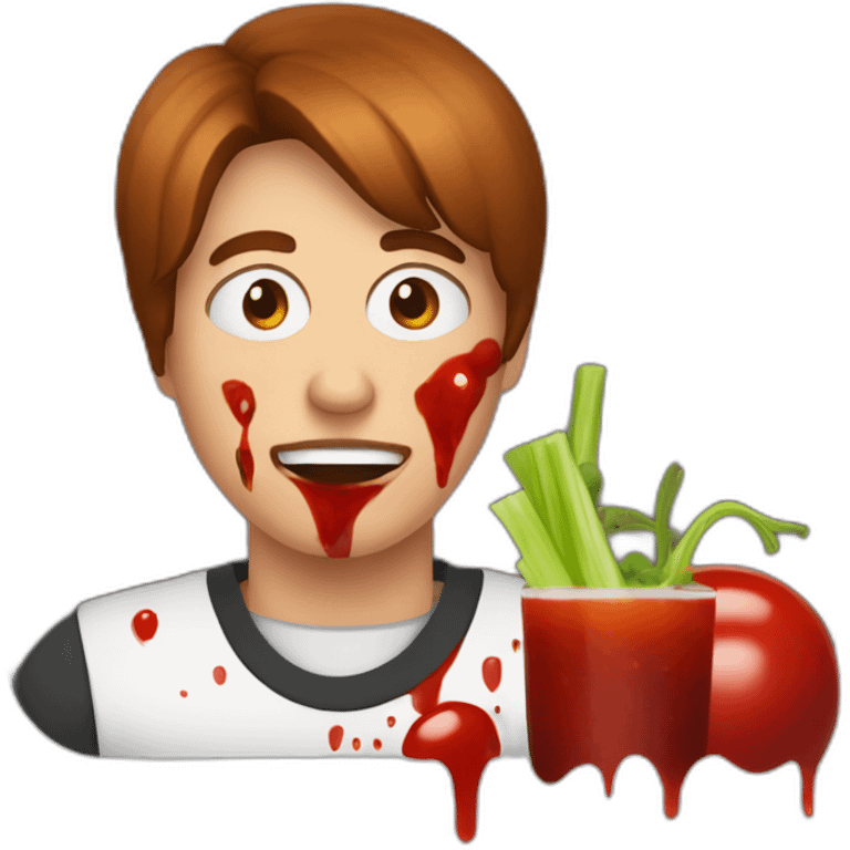 Bloody Mary curse emoji