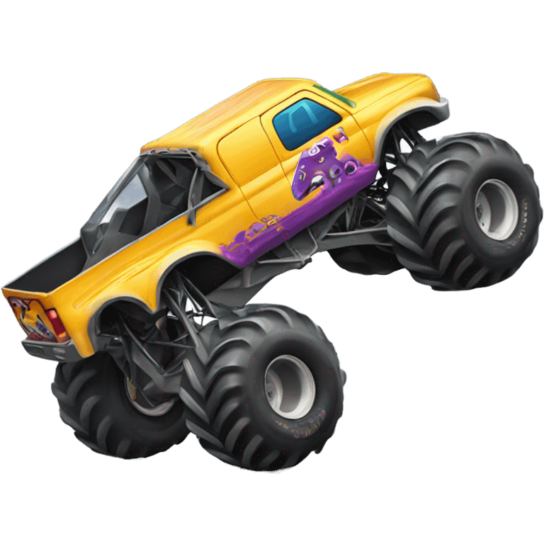 Monster jam monster truck emoji