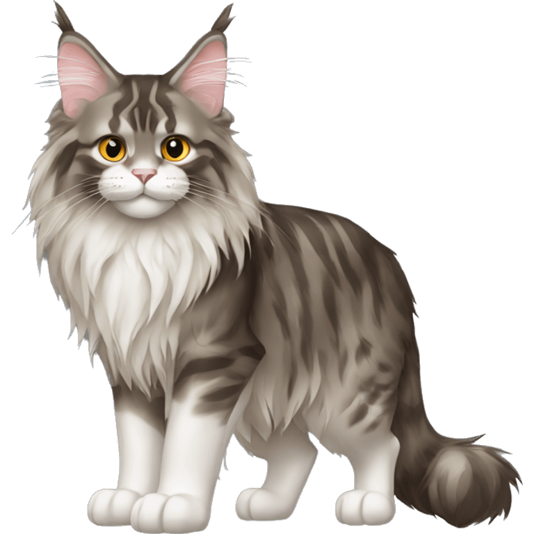 Maine Coon Cat Breed Full Body emoji