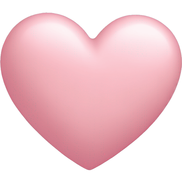 Pastel pink heart emoji