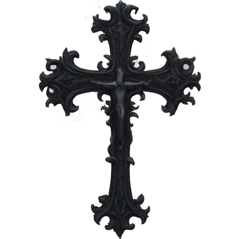 goth cross emoji