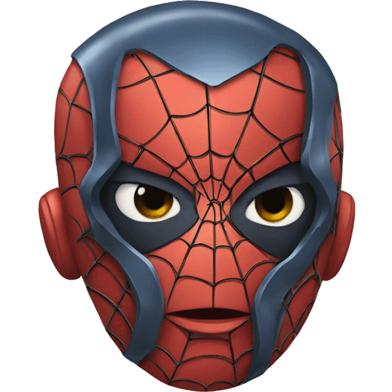 robot that looks like spiderman emoji