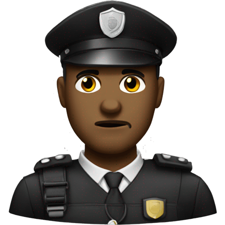 brutal security guard man emoji