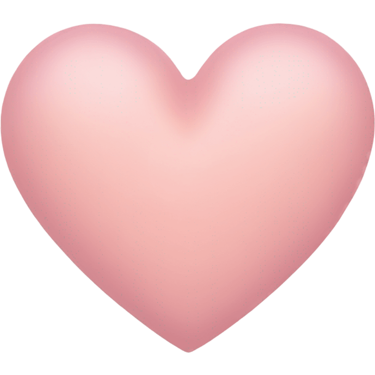 pastel pink heart emoji