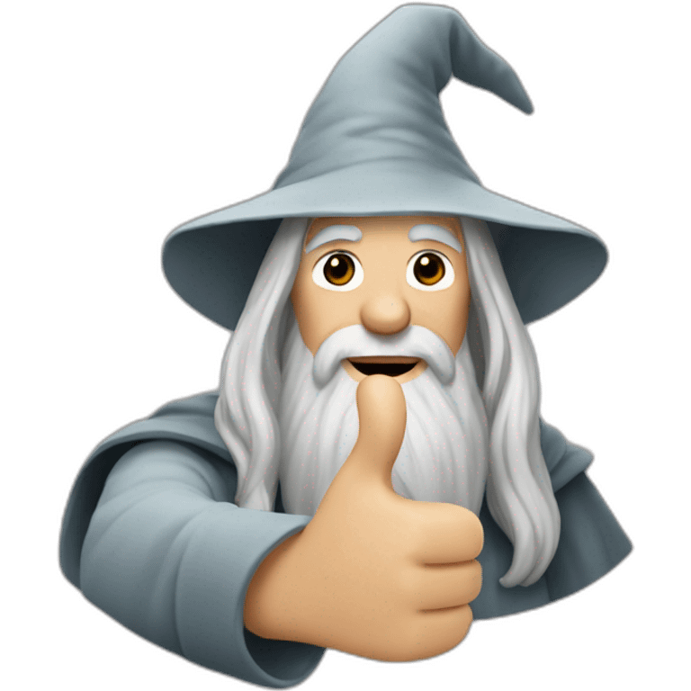 Gandalf thumbs up emoji