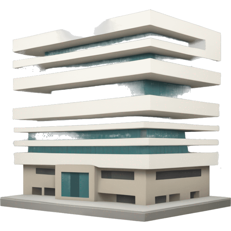 le corbusier building  emoji