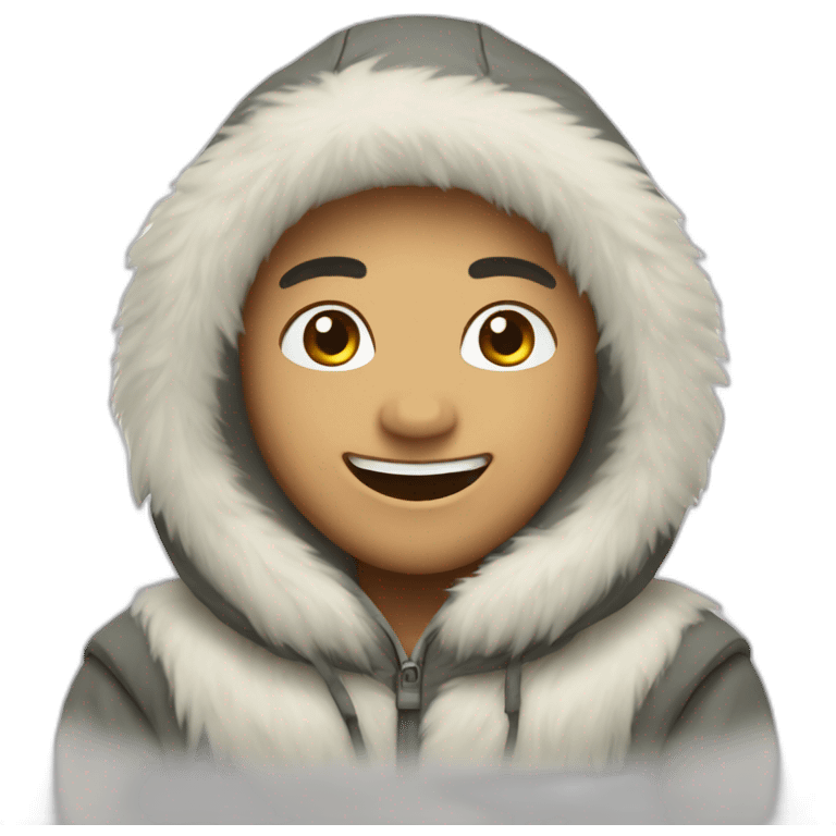 Eskimo happy  emoji