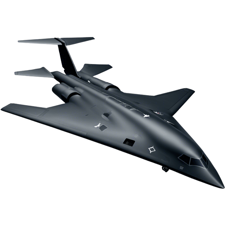 B-2 Spirit bomber - Northrop B-2 (Model Year: 2021) (Iconic colour: Stealth black) emoji