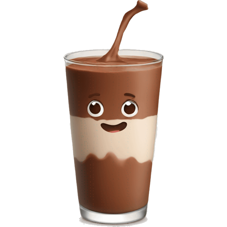 Chocolate milk  emoji