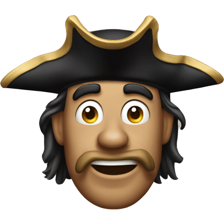 goofy pirate emoji