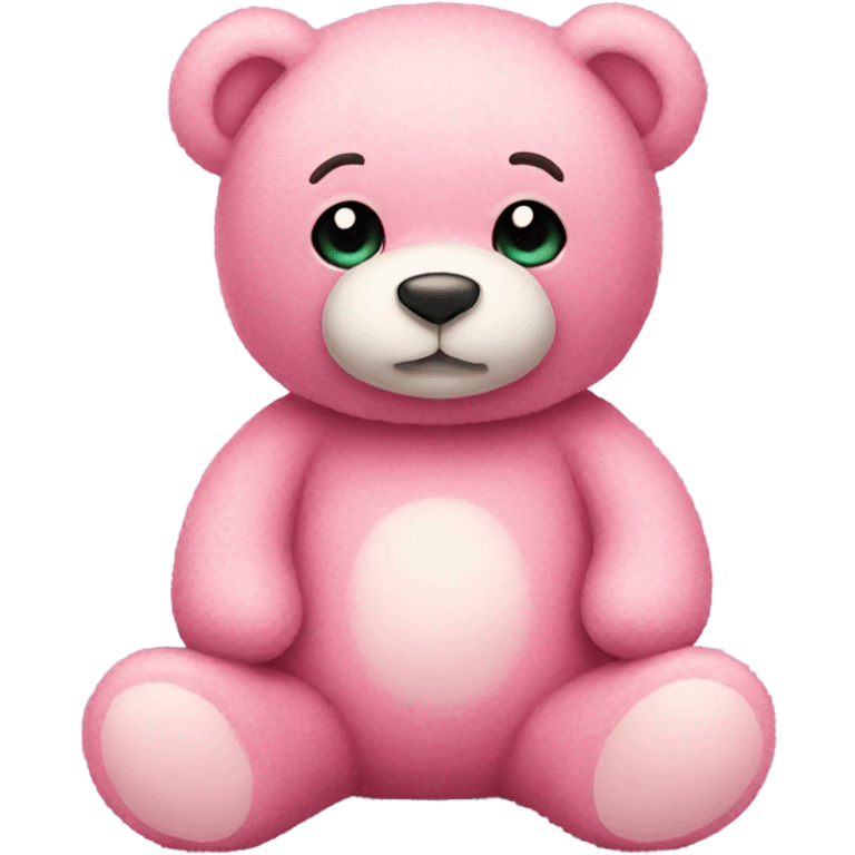 Pink teddy bear  emoji