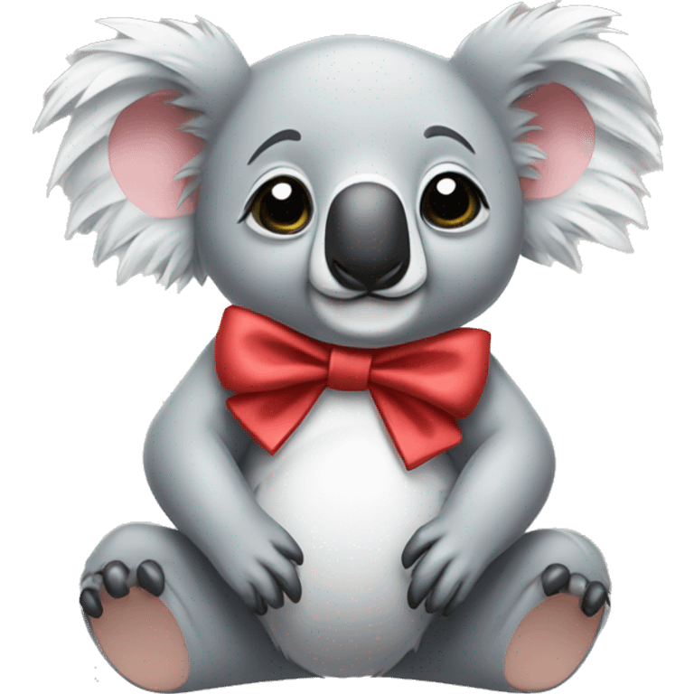 Koala with bow  emoji