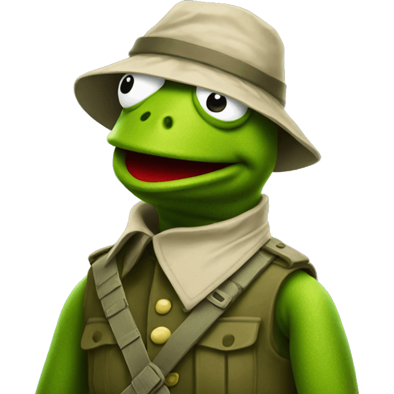 kermit in war emoji