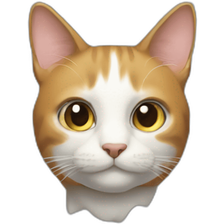 Cat - mathematician emoji