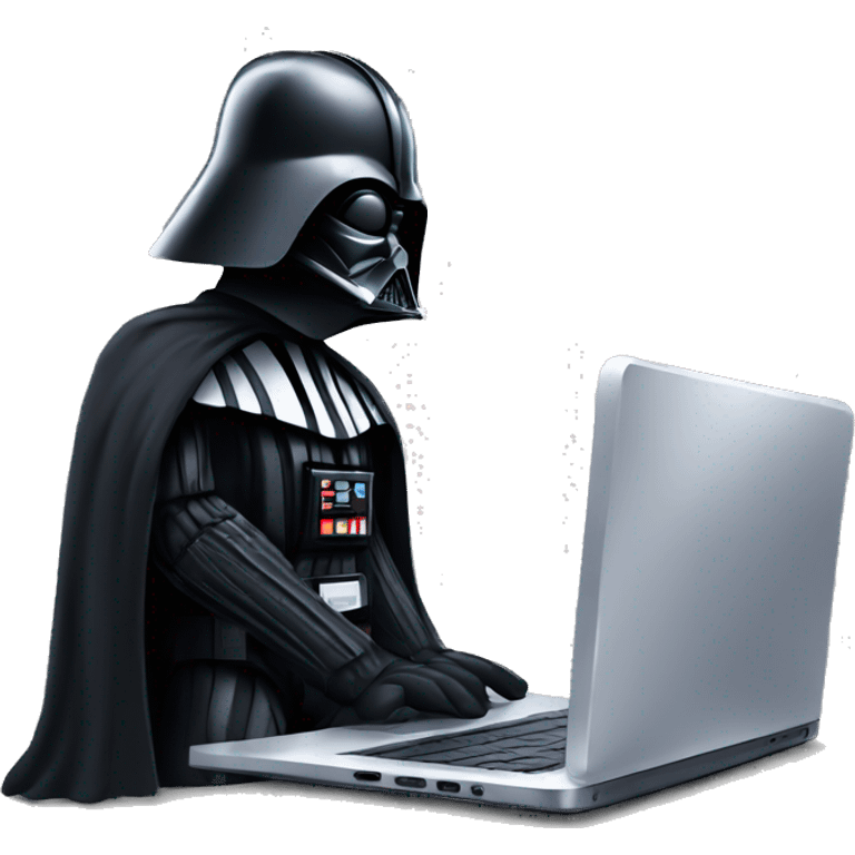 darth vader with laptop emoji