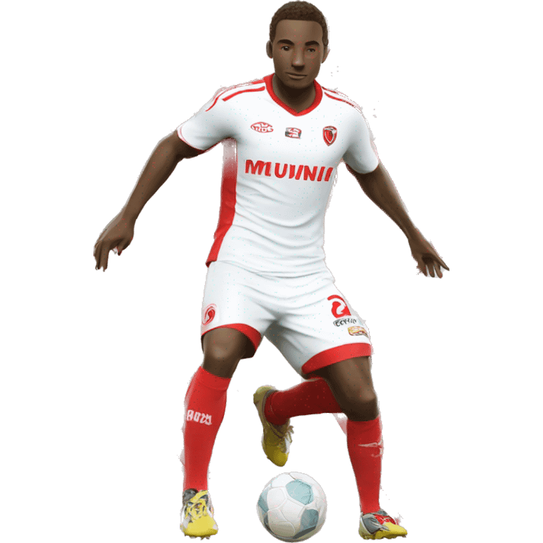 a footballer  that plays for Stade Brestois 29 emoji