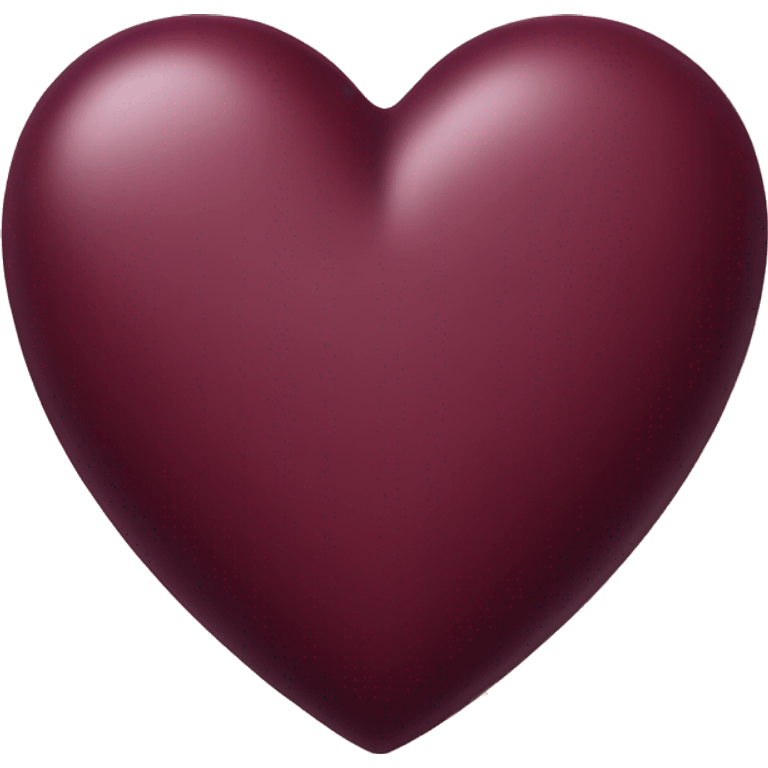 Burgandy heart emoji