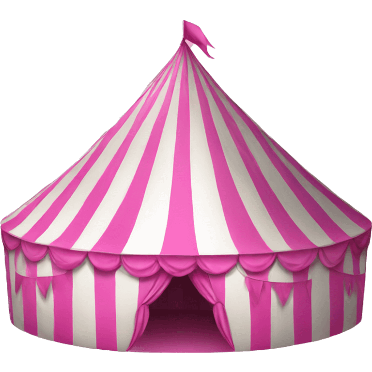 pink carnival tent emoji