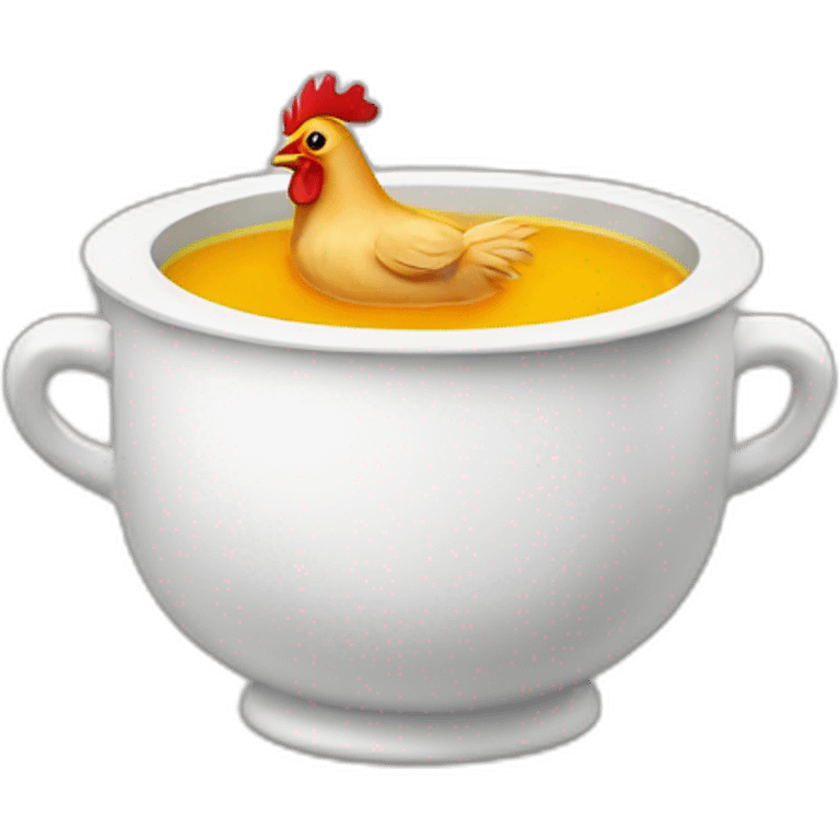 chicken soup emoji