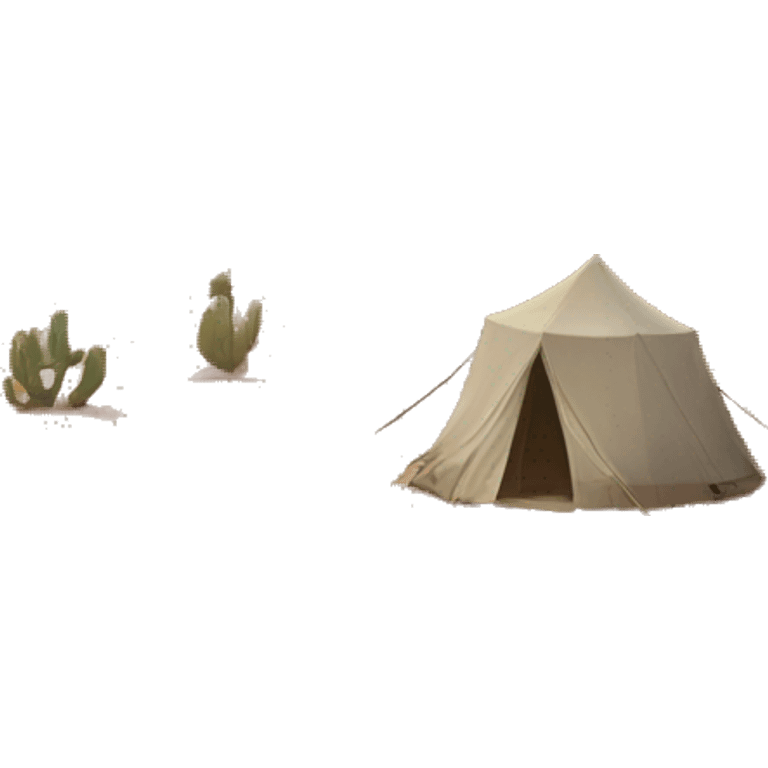 Sunset desert tent emoji