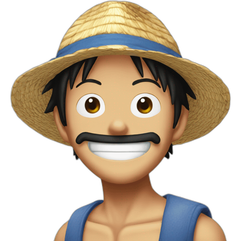 Luffy de madeira emoji