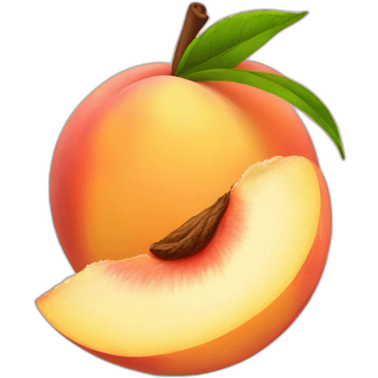 Peach emoji