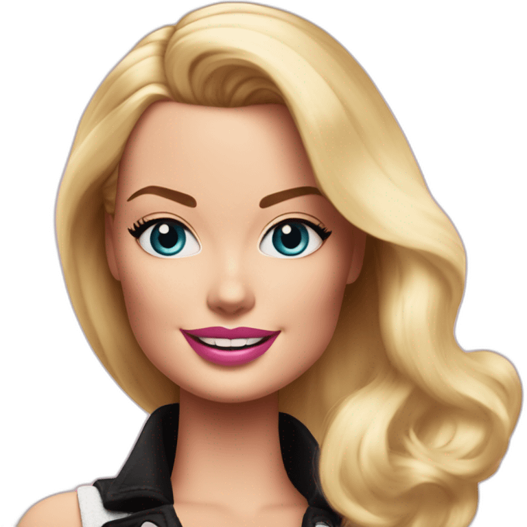 Margot Robbie as Barbie emoji