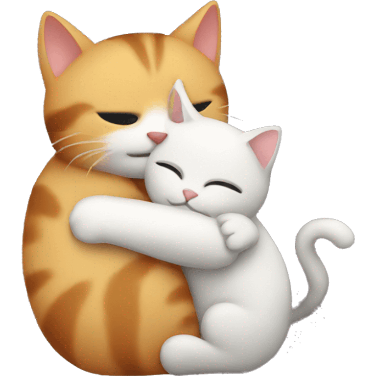 hugging cat emoji