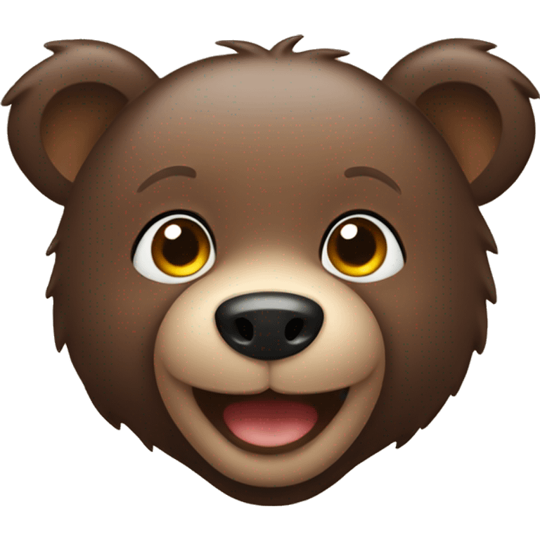 Little cute bear emoji