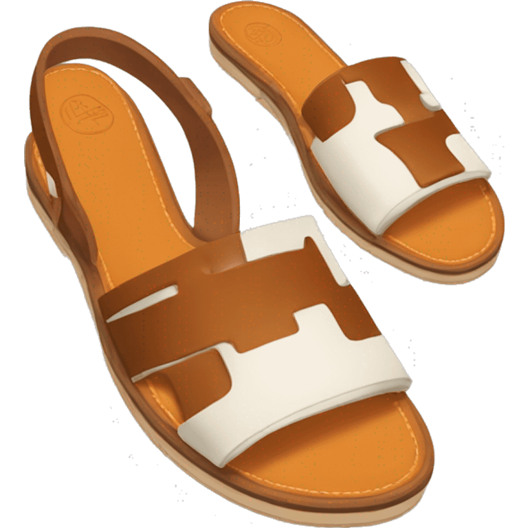 Hermès oran sandals emoji