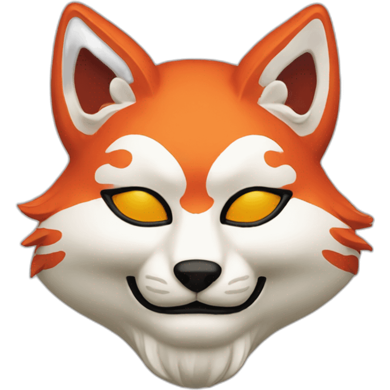 kitsune japanese mask emoji