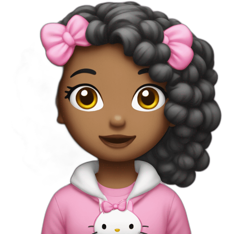 Hello kitty cute emoji