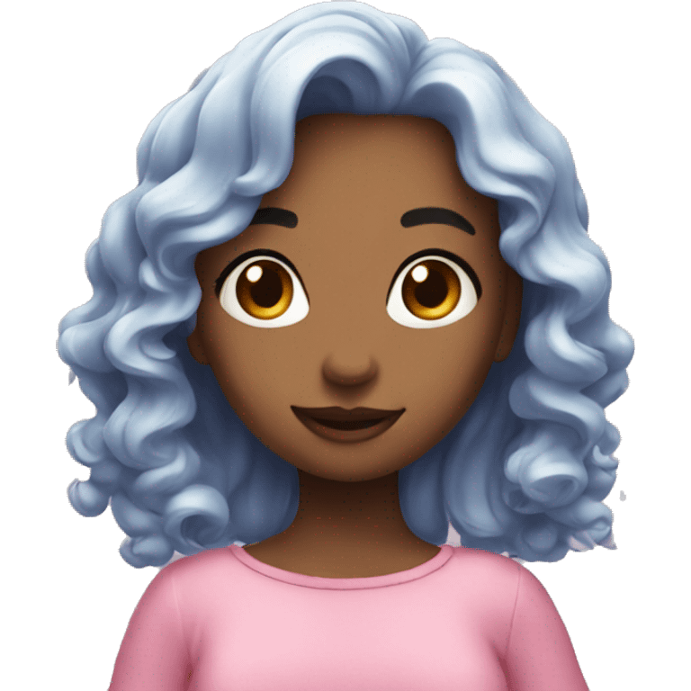 bubbly girl cute emoji