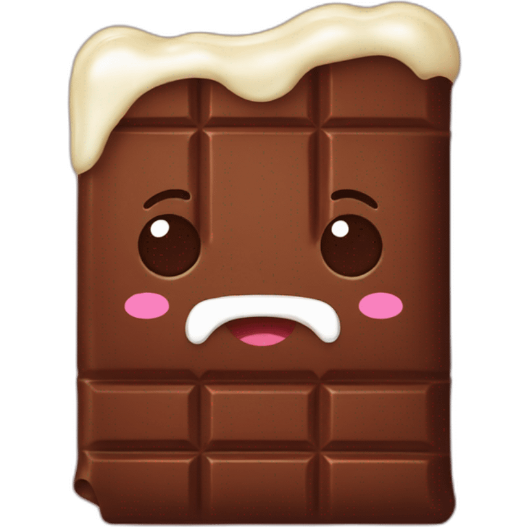 kawaii chocolate bar emoji