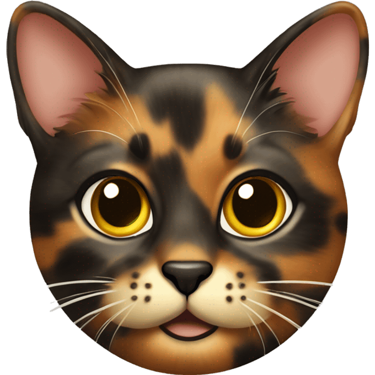 tortoiseshell cat ￼ emoji