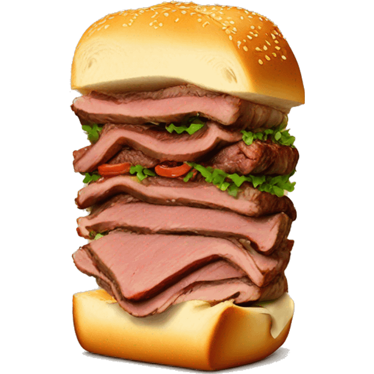 Prime rib sandwich emoji