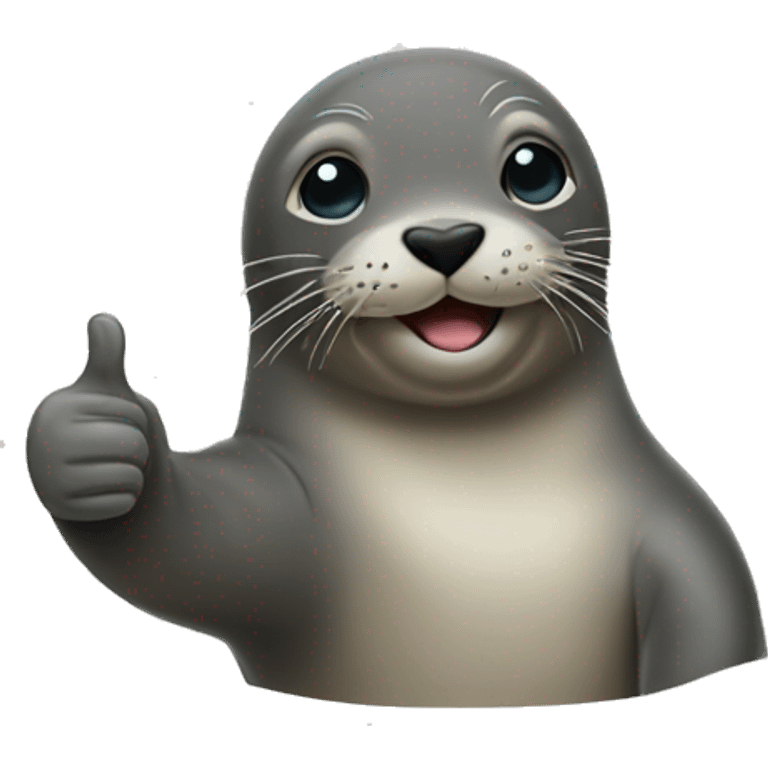 seal thumbs up emoji