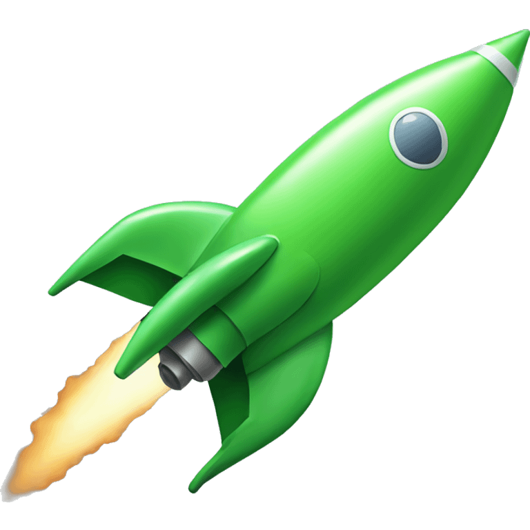 green rocket emoji