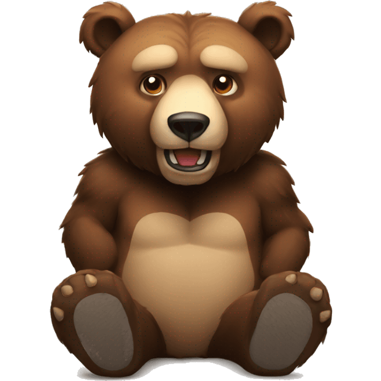 Strong bear emoji