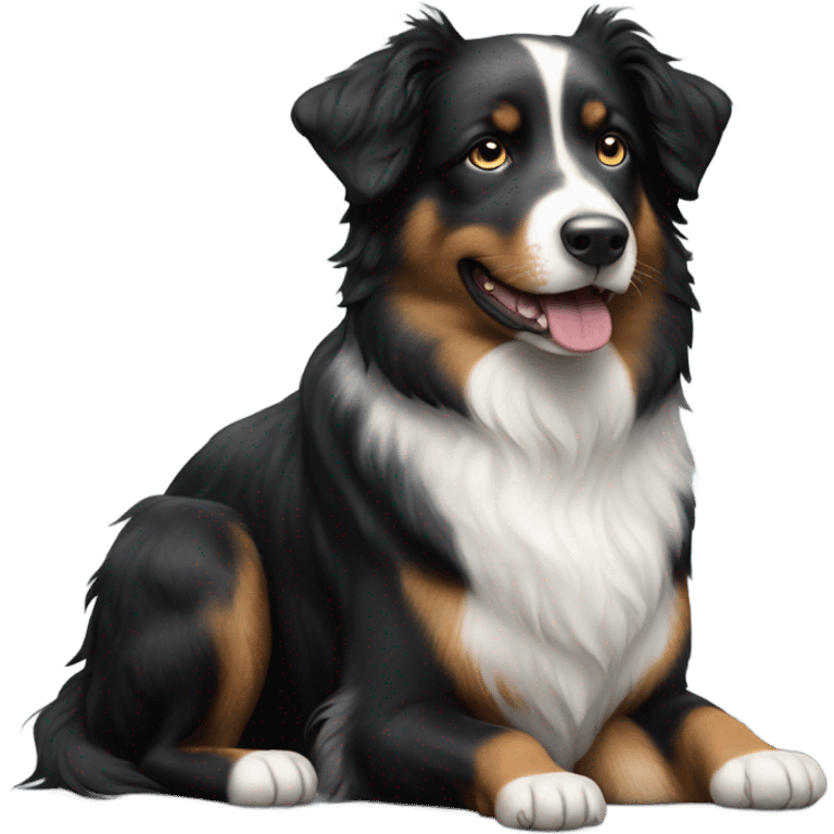 Black Australian Shepard  emoji