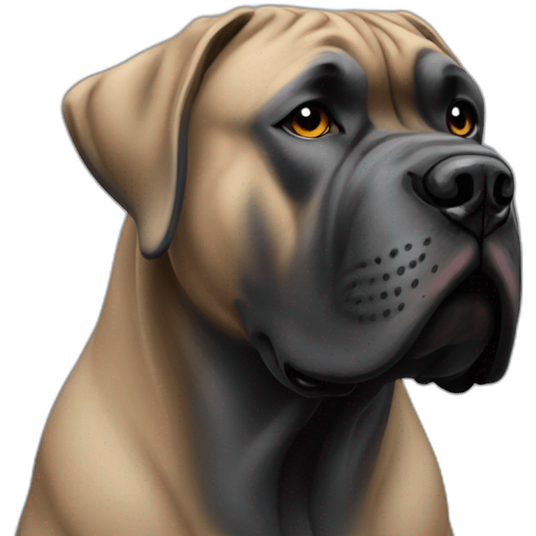 Cane Corso in profile emoji