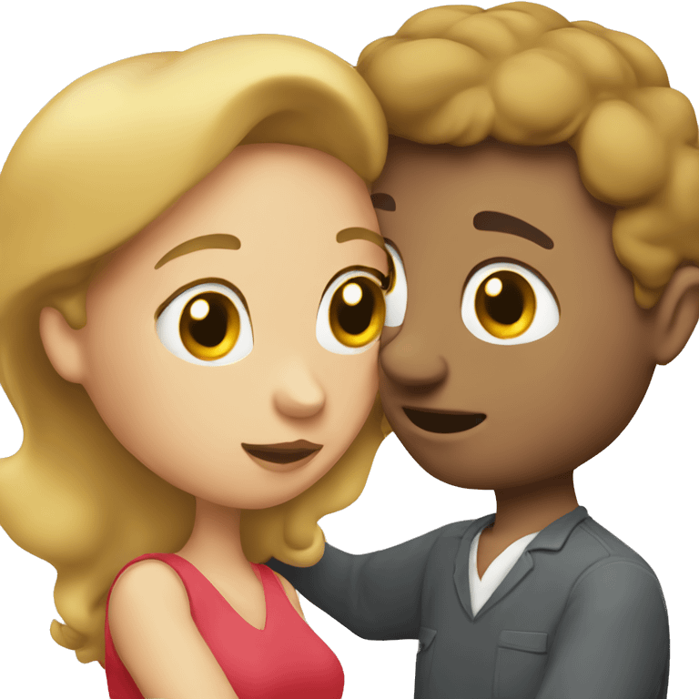 Husband wife kissing emoji