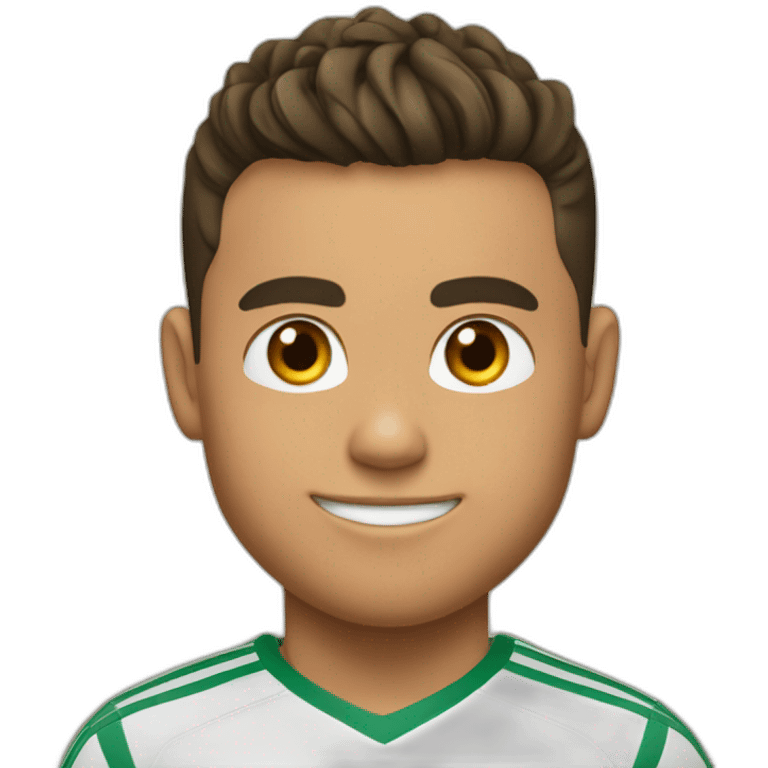 Ronaldo sur un chat emoji