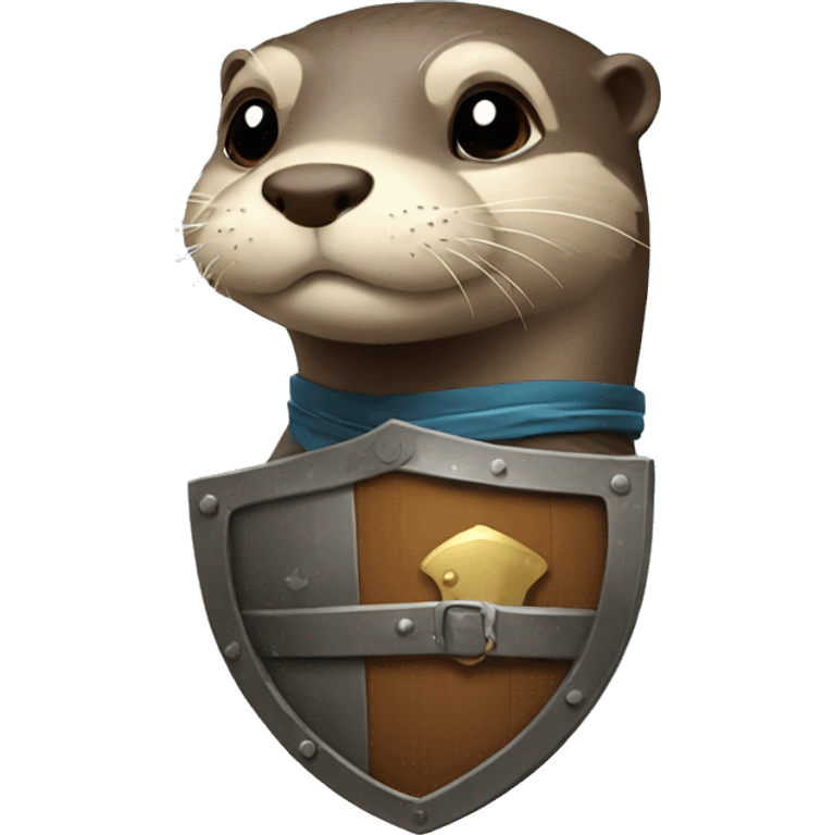 otter with shield emoji