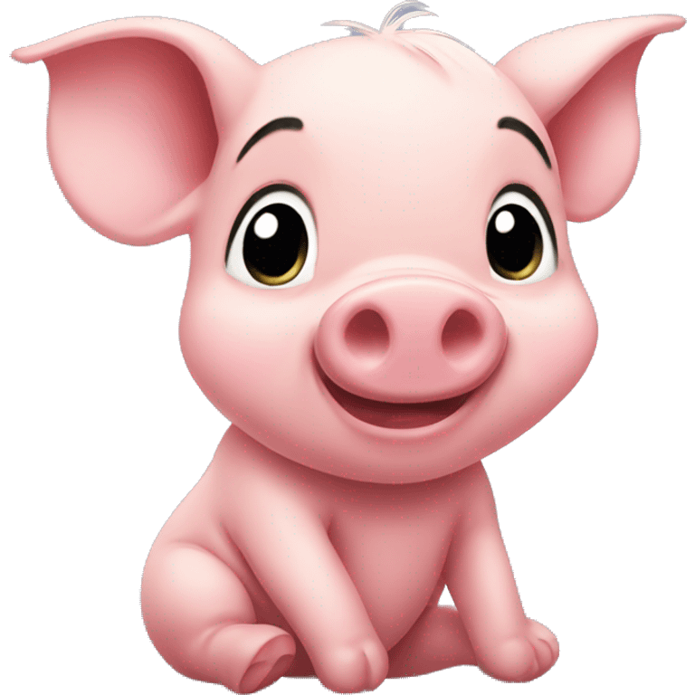 Piglet from Winnie the Pooh emoji