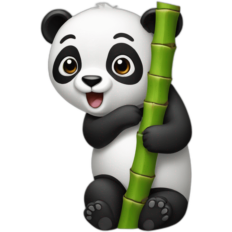 Panda bamboo emoji