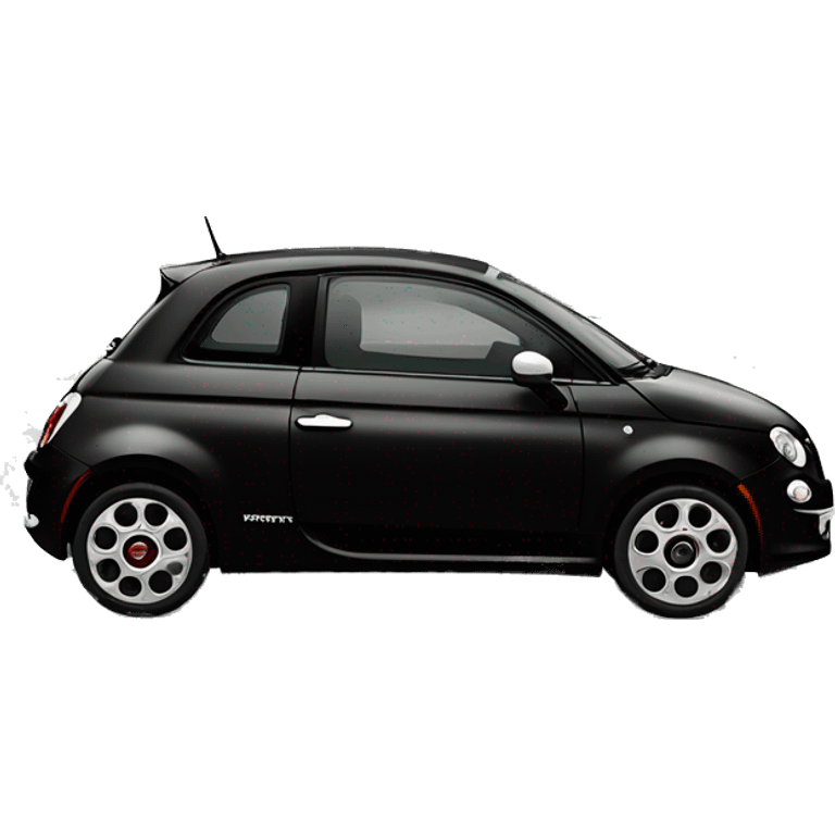 black 2010’s fiat 500 emoji