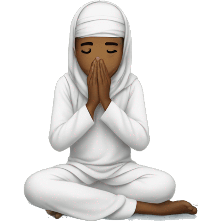 Muslim doing Sujood emoji