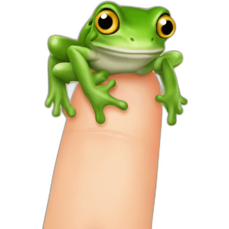 finger frog emoji